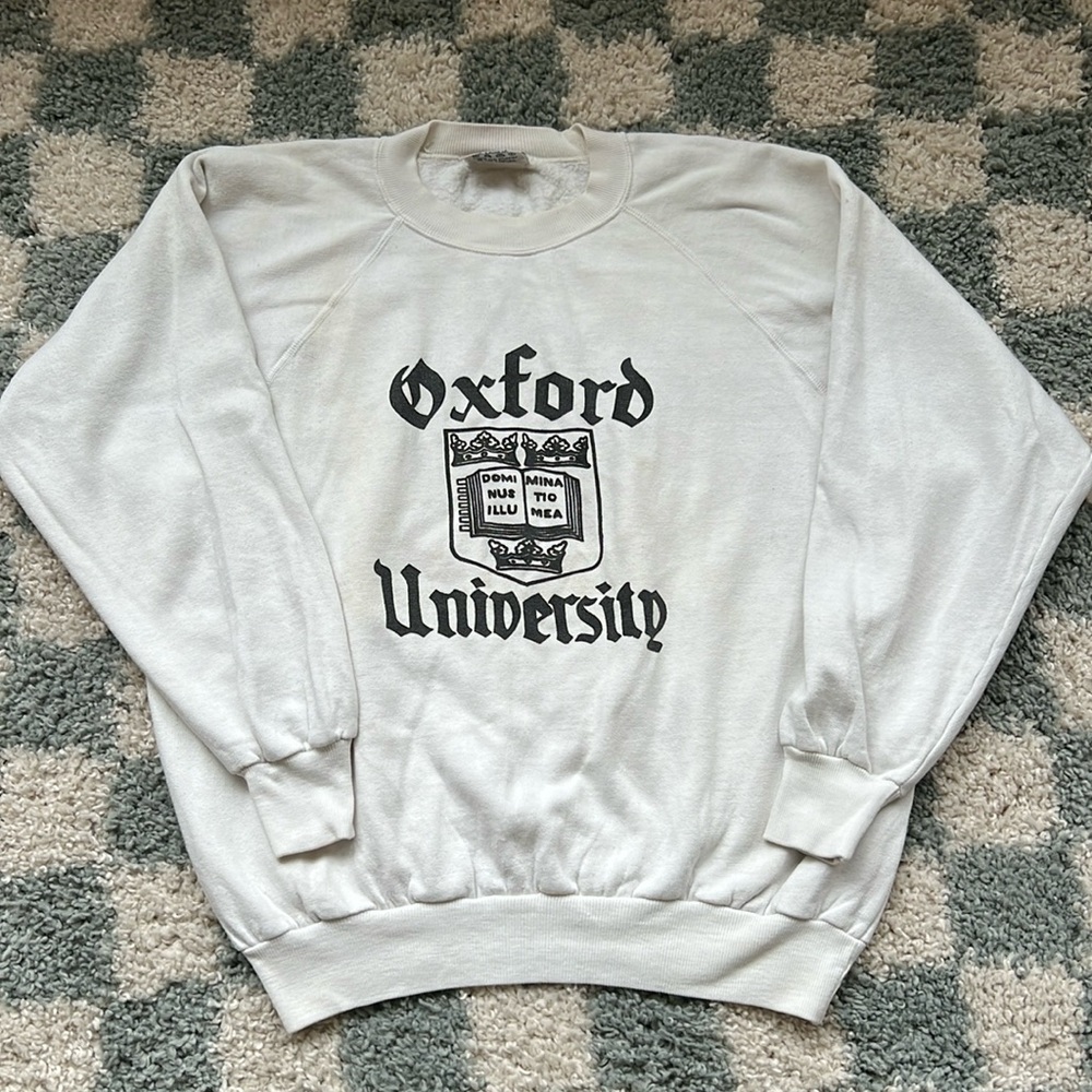 VINTAGE! Oxford University Crewneck Sweatshirt